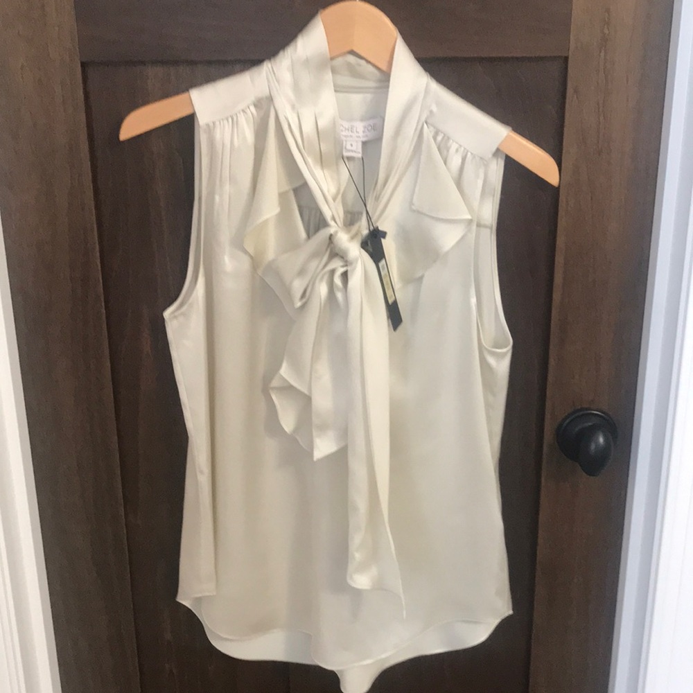Rachel Zoe Silk Bow Blouse